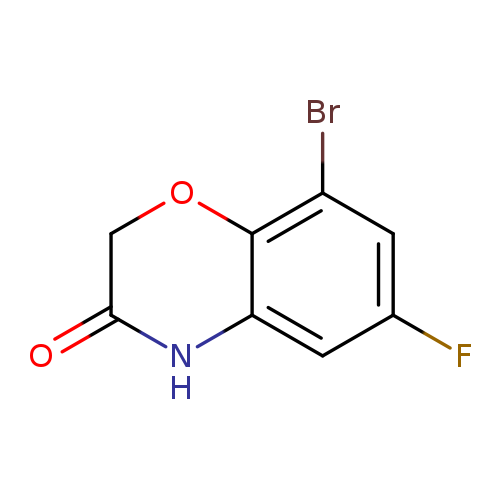 O=C1COc2c(N1)cc(cc2Br)F