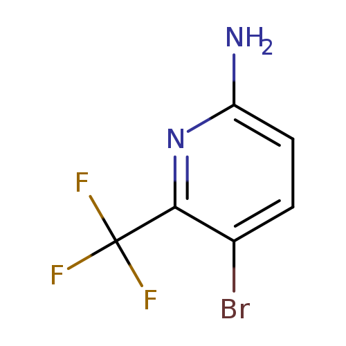 Nc1ccc(c(n1)C(F)(F)F)Br