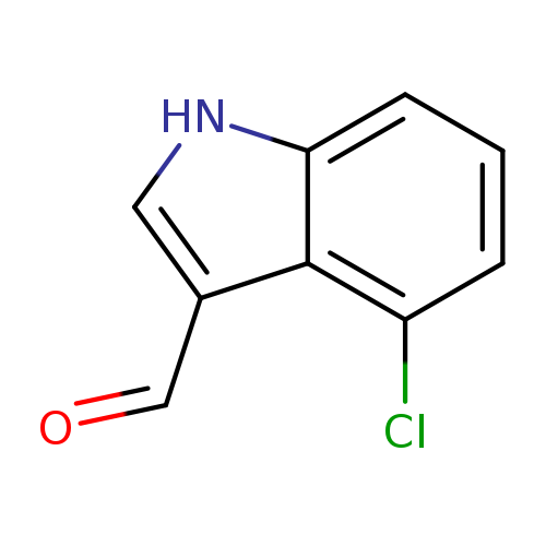 O=Cc1c[nH]c2c1c(Cl)ccc2