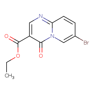 CCOC(=O)c1cnc2n(c1=O)cc(cc2)Br
