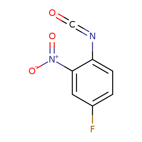 O=C=Nc1ccc(cc1[N+](=O)[O-])F