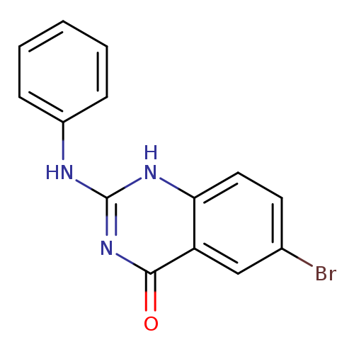 Brc1ccc2c(c1)c(=O)nc([nH]2)Nc1ccccc1