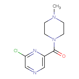 CN1CCN(CC1)C(=O)c1cncc(n1)Cl