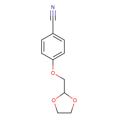N#Cc1ccc(cc1)OCC1OCCO1
