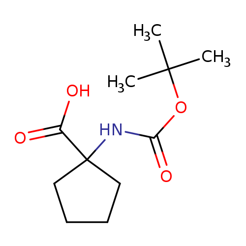 O=C(NC1(CCCC1)C(=O)O)OC(C)(C)C