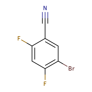 N#Cc1cc(Br)c(cc1F)F