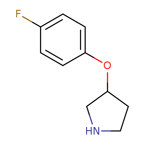 Fc1ccc(cc1)OC1CNCC1