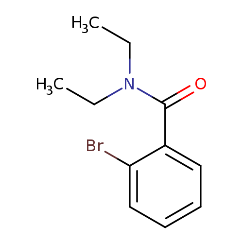 CCN(C(=O)c1ccccc1Br)CC