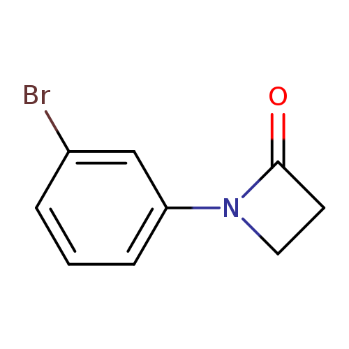 Brc1cccc(c1)N1CCC1=O