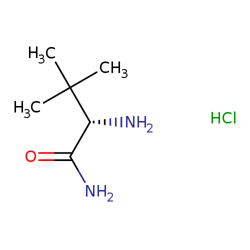 N[C@@H](C(C)(C)C)C(=O)N.Cl