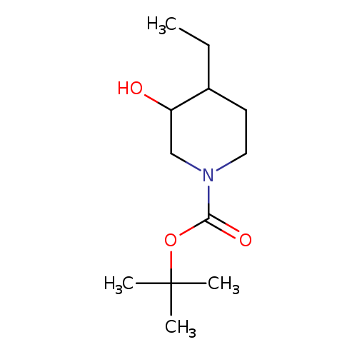 CCC1CCN(CC1O)C(=O)OC(C)(C)C