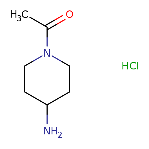 NC1CCN(CC1)C(=O)C.Cl