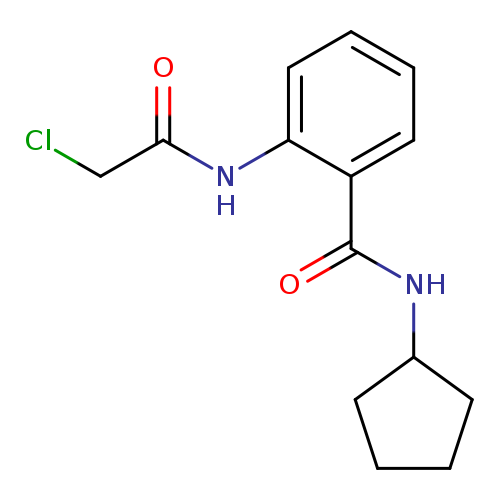 ClCC(=O)Nc1ccccc1C(=O)NC1CCCC1