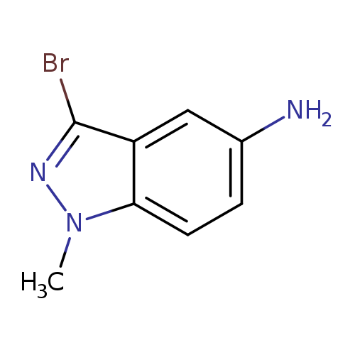 Nc1ccc2c(c1)c(Br)nn2C