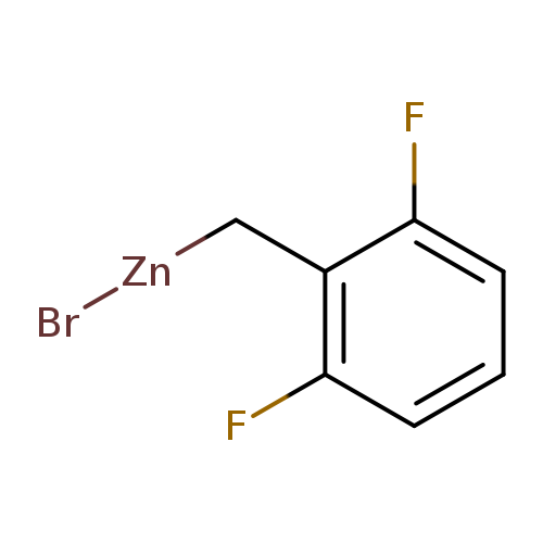 Br[Zn]Cc1c(F)cccc1F