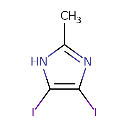Cc1[nH]c(c(n1)I)I