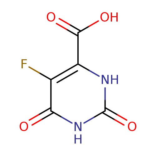 O=c1[nH]c(=O)c(c([nH]1)C(=O)O)F