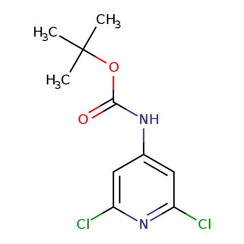 O=C(Nc1cc(Cl)nc(c1)Cl)OC(C)(C)C
