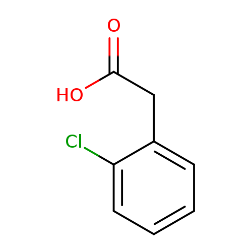 OC(=O)Cc1ccccc1Cl