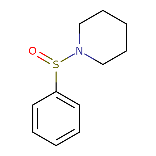 O=S(c1ccccc1)N1CCCCC1