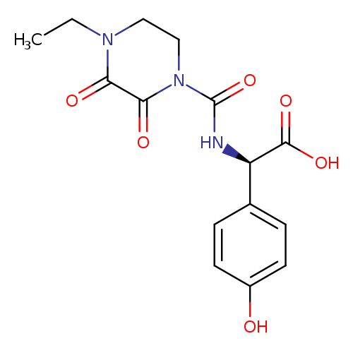 CCN1CCN(C(=O)C1=O)C(=O)N[C@H](c1ccc(cc1)O)C(=O)O