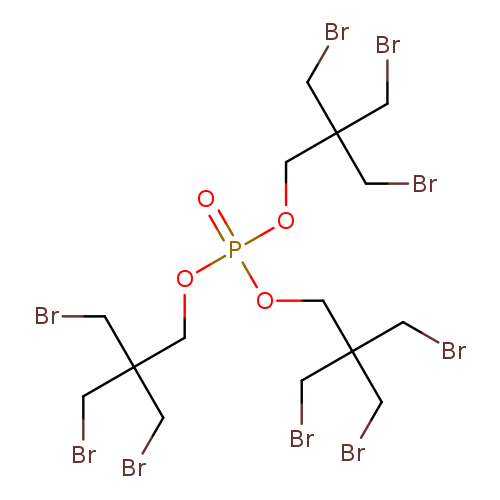 BrCC(COP(=O)(OCC(CBr)(CBr)CBr)OCC(CBr)(CBr)CBr)(CBr)CBr