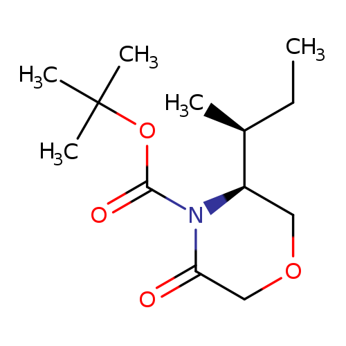 CC[C@@H]([C@H]1COCC(=O)N1C(=O)OC(C)(C)C)C