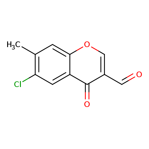 O=Cc1coc2c(c1=O)cc(c(c2)C)Cl