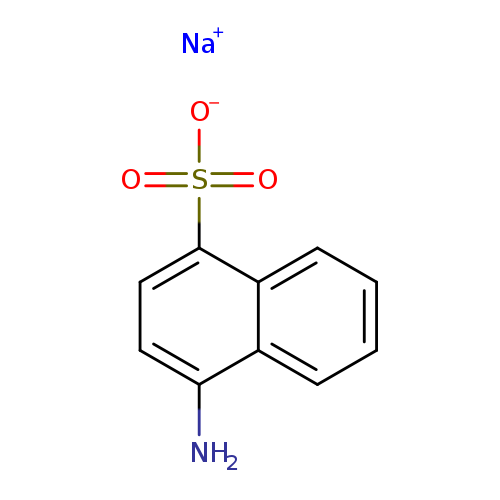 Nc1ccc(c2c1cccc2)S(=O)(=O)[O-].[Na+]