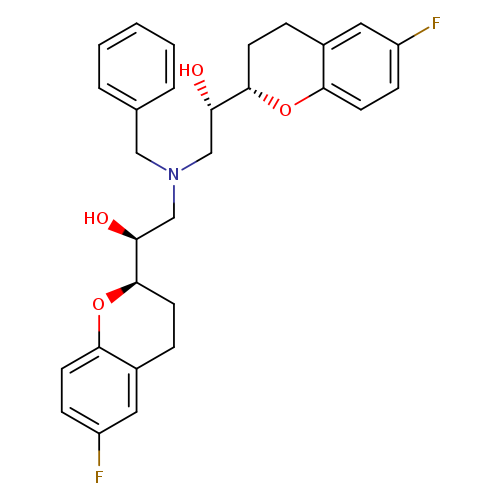 O[C@H]([C@@H]1CCc2c(O1)ccc(c2)F)CN(Cc1ccccc1)C[C@@H]([C@H]1CCc2c(O1)ccc(c2)F)O