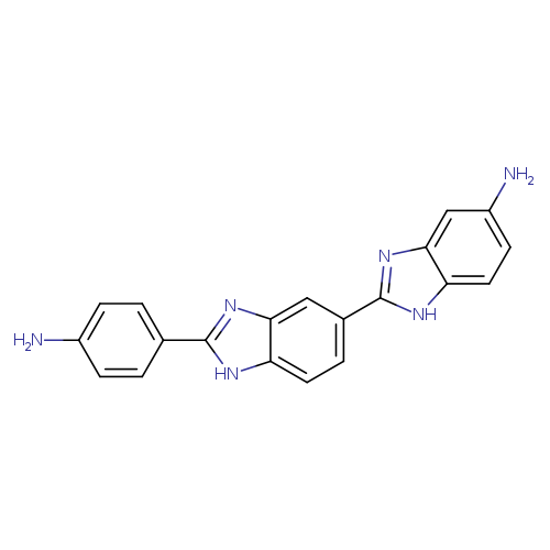 Nc1ccc(cc1)c1nc2c([nH]1)ccc(c2)c1[nH]c2c(n1)cc(cc2)N