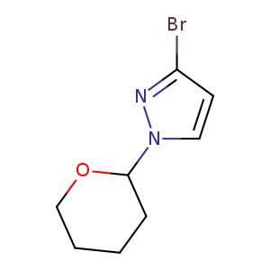 Brc1ccn(n1)C1CCCCO1