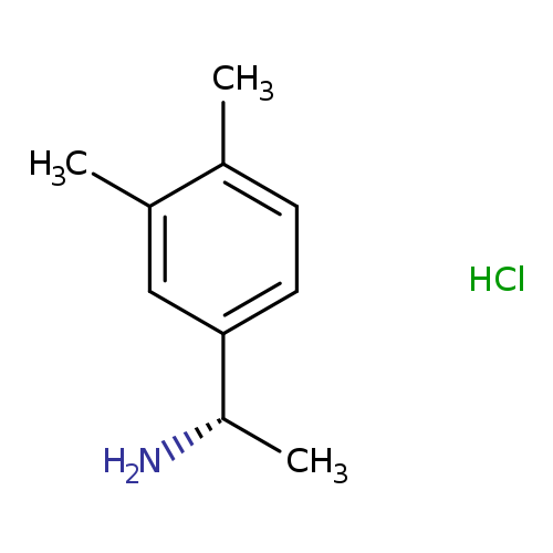 C[C@@H](c1ccc(c(c1)C)C)N.Cl