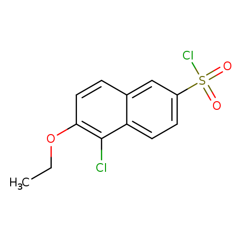 CCOc1ccc2c(c1Cl)ccc(c2)S(=O)(=O)Cl