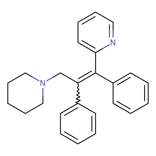 C1CCN(CC1)CC(=C(c1ccccn1)c1ccccc1)c1ccccc1