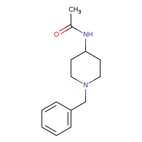 CC(=O)NC1CCN(CC1)Cc1ccccc1