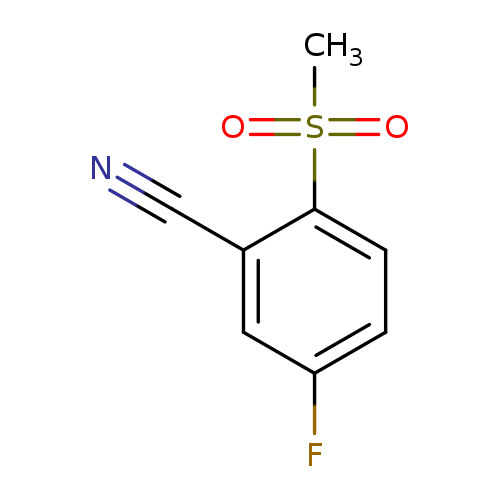 N#Cc1cc(F)ccc1S(=O)(=O)C