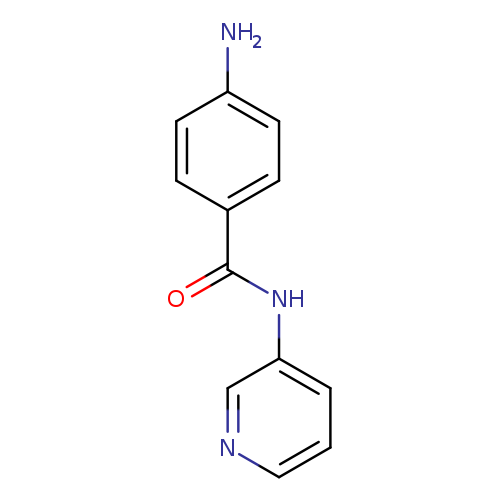 Nc1ccc(cc1)C(=O)Nc1cccnc1