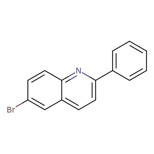 Brc1ccc2c(c1)ccc(n2)c1ccccc1
