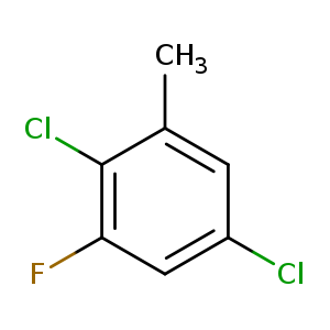 Clc1cc(C)c(c(c1)F)Cl