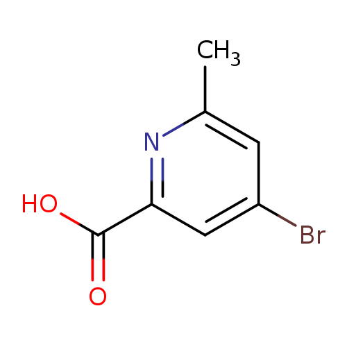 Brc1cc(C)nc(c1)C(=O)O