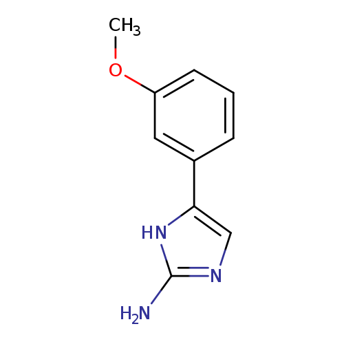 COc1cccc(c1)c1cnc([nH]1)N