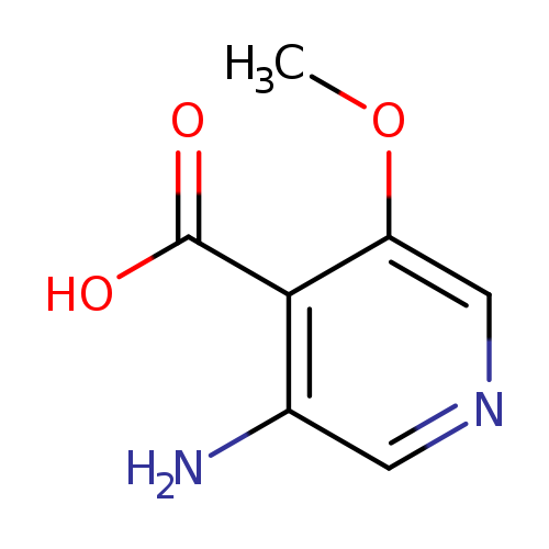 COc1cncc(c1C(=O)O)N