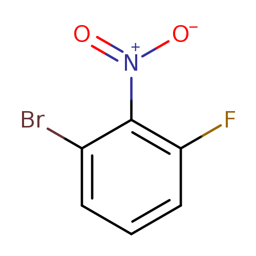 [O-][N+](=O)c1c(F)cccc1Br