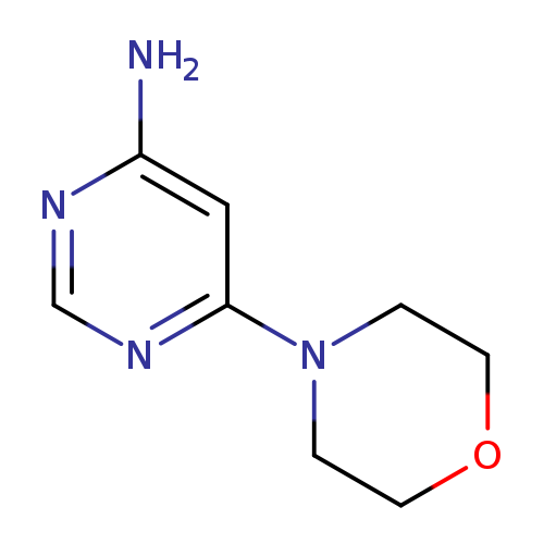 Nc1ncnc(c1)N1CCOCC1