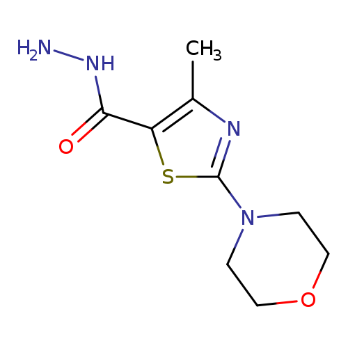 NNC(=O)c1sc(nc1C)N1CCOCC1