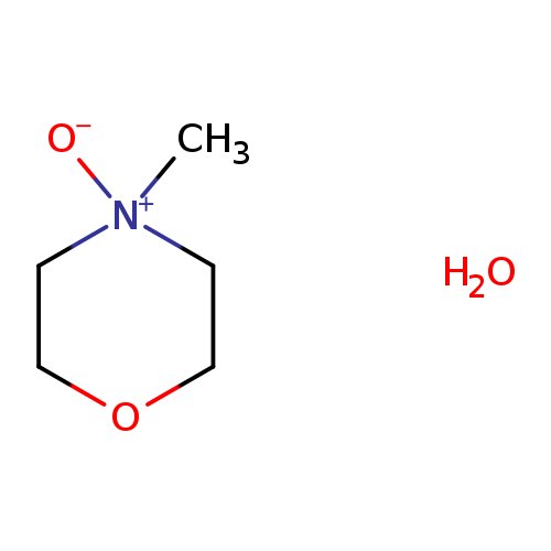 [O-][N+]1(C)CCOCC1.O