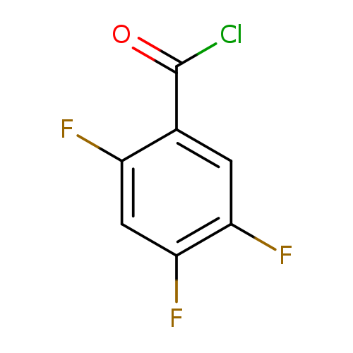 Fc1cc(C(=O)Cl)c(cc1F)F