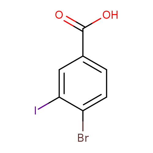 OC(=O)c1ccc(c(c1)I)Br