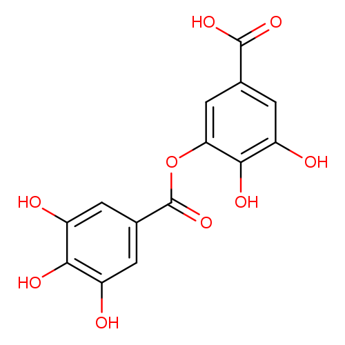 O=C(c1cc(O)c(c(c1)O)O)Oc1cc(cc(c1O)O)C(=O)O